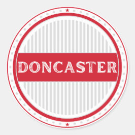 Doncaster City Pride Embleem – Engelse identiteit Ronde Sticker