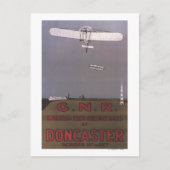 Doncaster, Engeland - First Aviation Races Briefkaart (Voorkant)