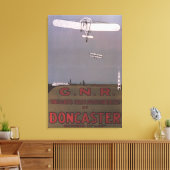 Doncaster, Engeland - First Aviation Races Canvas Afdruk (Insitu (Woonkamer))