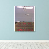 Doncaster, Engeland - First Aviation Races Canvas Afdruk (Insitu (Houten vloer))