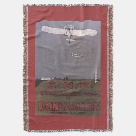 Doncaster, Engeland - First Aviation Races Deken (Voorkant Verticaal)