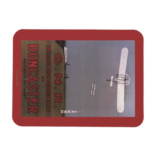 Doncaster, Engeland - First Aviation Races Magneet (Horizontaal)