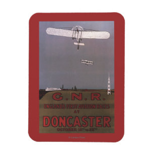Doncaster, Engeland - First Aviation Races Magneet
