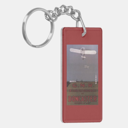 Doncaster, Engeland - First Aviation Races Sleutelhanger (Voorkant Links)