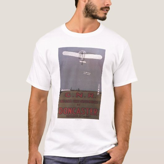 Doncaster, Engeland - First Aviation Races T-shirt (Voorkant)