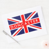 Doncaster UK Flag Rechthoekige Sticker (Envelop)