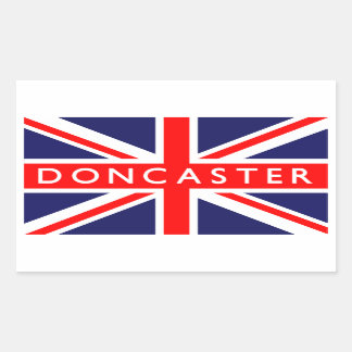 Doncaster UK Flag Rechthoekige Sticker