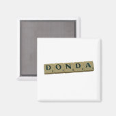 Donda Letter-Tegels Magneet (Voorkant / Achterkant)