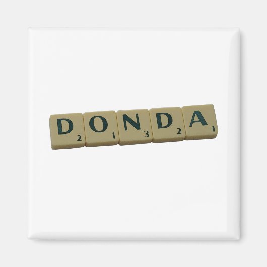 Donda Letter-Tegels Magneet (Voorkant)