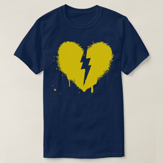 Donder en hart t-shirt (Design voorkant)