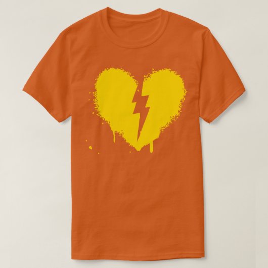 Donder en hart t-shirt (Design voorkant)