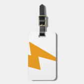 Donder Energie Geel Print Bagagelabel (Voorkant verticaal)