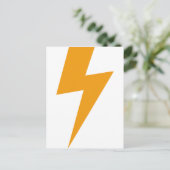 Donder Energie Geel Print Briefkaart (Staand voorkant)