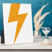 Donder Energie Geel Print Fotoplaat (Zijkant)