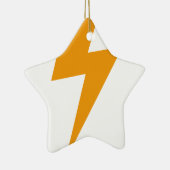 Donder Energie Geel Print Keramisch Ornament (Rechts)