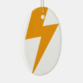 Donder Energie Geel Print Keramisch Ornament (Rechts)