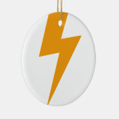 Donder Energie Geel Print Keramisch Ornament (Rechts)
