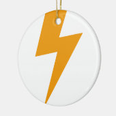 Donder Energie Geel Print Keramisch Ornament (Links)