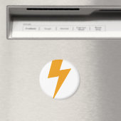 Donder Energie Geel Print Magneet (Insitu (Vaatwasser))