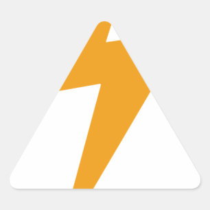 Donder Energie Geel Print Sticker