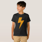 Donder Energie Geel Print T-shirt (Voorkant volledig)
