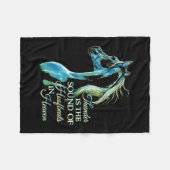 Donder is het geluid van hoofden in de hemel fleece deken (Voorkant (Horizontaal))