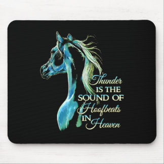 Donder is het geluid van hoofden in de hemel muismat