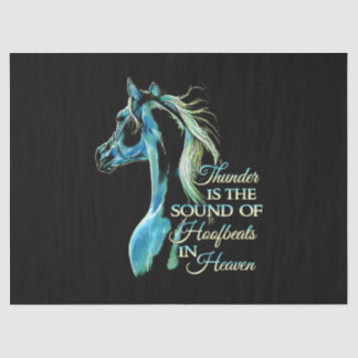 Donder is het geluid van hoofden in de hemel tissuepapier