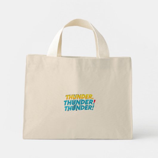 donder mini tote bag (Achterkant)