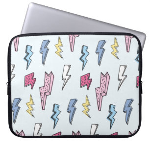 Donder naadloze illustratie achtergrond laptop sleeve