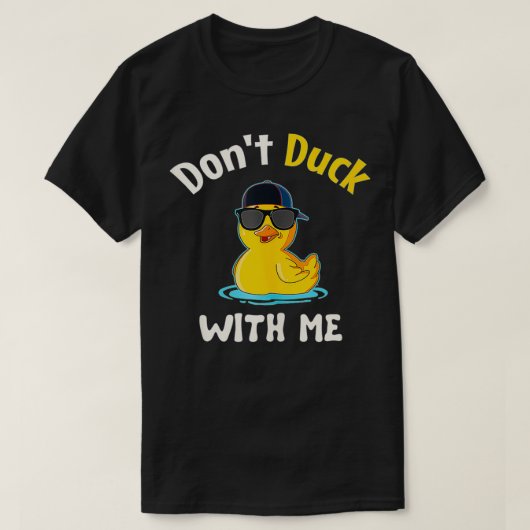 Donder niet met me Rubber Duckie T-shirt (Design voorkant)