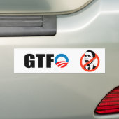 Donder op bumpersticker (Op auto)