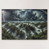 "Donder over het bladerdak" - Jigsaw Puzzle Legpuzzel (Horizontaal)