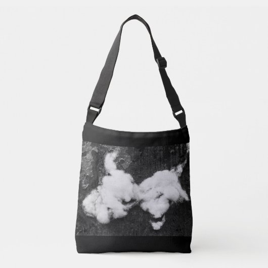 donder pluizig crossbody tas (Voorkant)