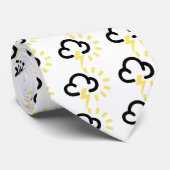 Donder Storm: Weergavevoorspelling van de retro Stropdas (Opgerold)