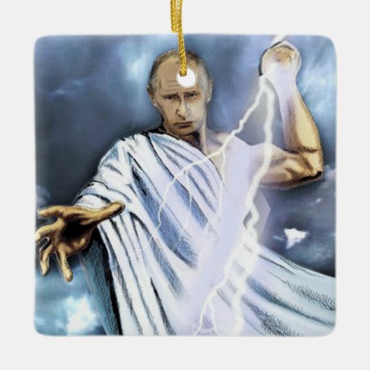 donderaards keramisch Ornament (Voorkant)