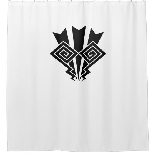 Donderbliksem Douchegordijn (Voorkant)