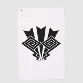 Donderbliksem Golfhanddoek (Voorkant)