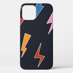 Donderbollen naadloos patroon, handgetekende bliks Case-Mate iPhone case