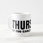 Donderdag 13 maart Funny Mug Koffiemok (Voorkant links)