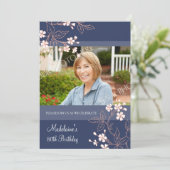 Donderdag 80e Internationale Uitnodigingen Blauwe  (Staand voorkant)