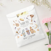 Donderdag bedankt voor de Waterverf Afrikaanse die Bedankzakje (Gezegeld)