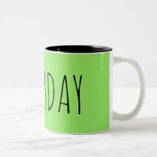 donderdag || Collectie week Tweekleurige Koffiemok
