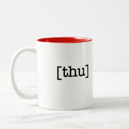 Donderdag een beker per dag Mok