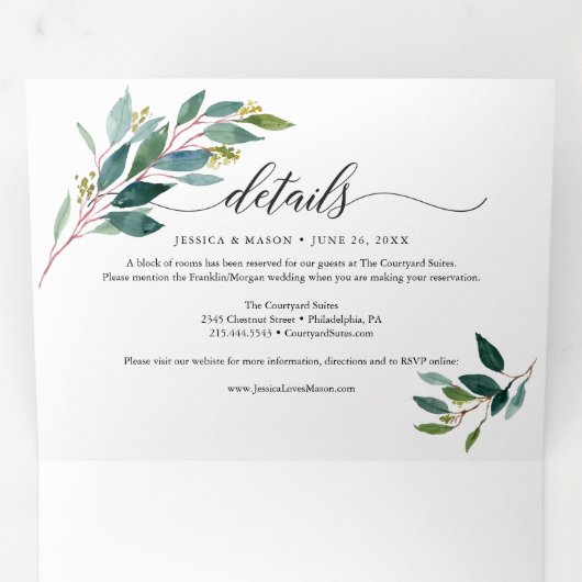 Donderdag in de plenaire vergadering drieluik uitnodiging (Binnenzijde eerst)