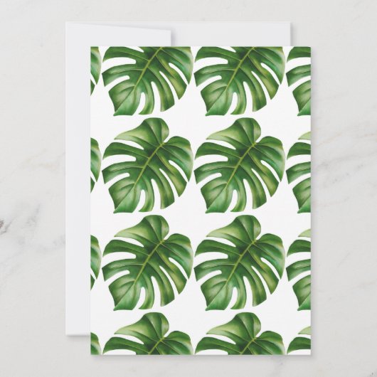 Donderdag in het wild en drie andere Safari Animal Kaart (Achterkant)