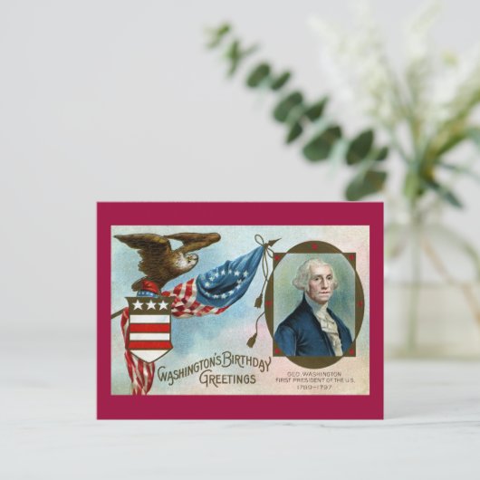 Donderdag in Washington Briefkaart (Staand voorkant)