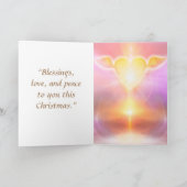 Donderdag kerst-"SEASON OF LOVE"-kaart Kaart (Binnen)