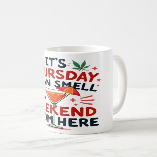 donderdag koffiemok (Voorkant rechts)