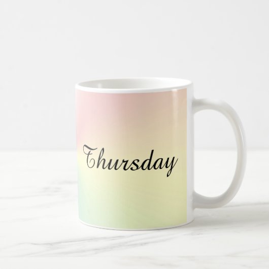 Donderdag Mok Shimmer Coffee van Janz (Rechts)